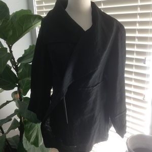SULU Kerstin Bernecker women's black linen jacket